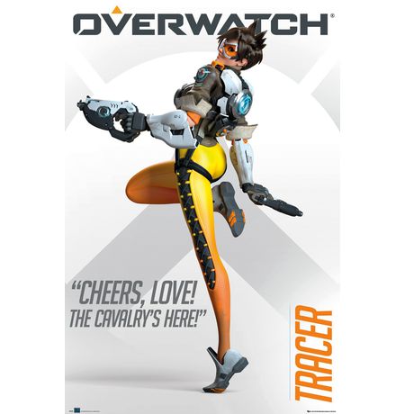 Постер Овервотч - Трейсер (Overwatch - Tracer)