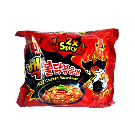 Лапша Samyang супер острая x2 Spicy со вкусом курицы, 140 г
