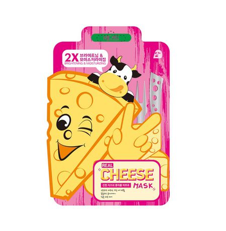 Маска для лица Real Cheese, осветляющая