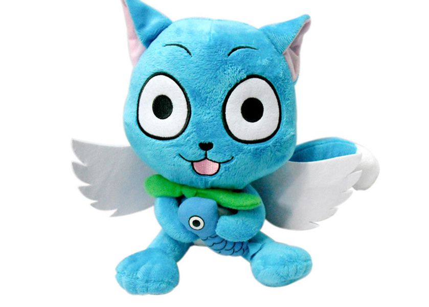 Мягкая игрушка Кот Хэппи (Happy The Blue cat Fairy Tail)