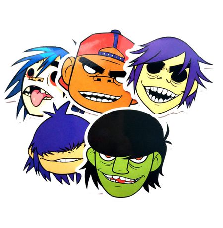 Стикеры Gorillaz