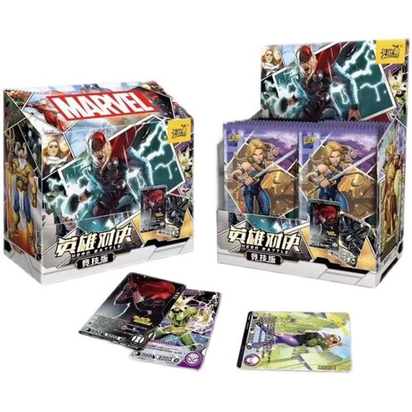 Коллекционные карточки Marvel Категория А+ 5 штук в бустере (Марвел)