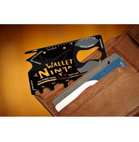 Мультитул-кредитка 18 в 1 Ninja Tool в подарочной коробке изображение 2