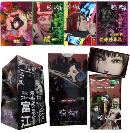 Коллекционные карточки Дзюндзи Ито - Тир 4 - 2 штуки в бустере (Junji Ito) изображение 2