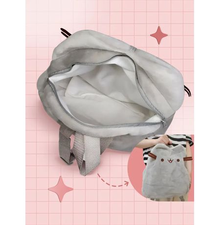 Рюкзак Кот Пушин (Pusheen Cat) вертикальный 35х30 см изображение 3
