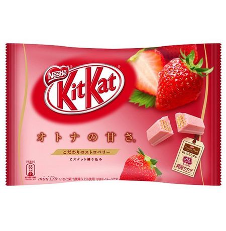 Японский KitKat с клубникой 140 гр