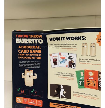 Настольная игра Throw Throw Burrito УЦЕНКА изображение 2