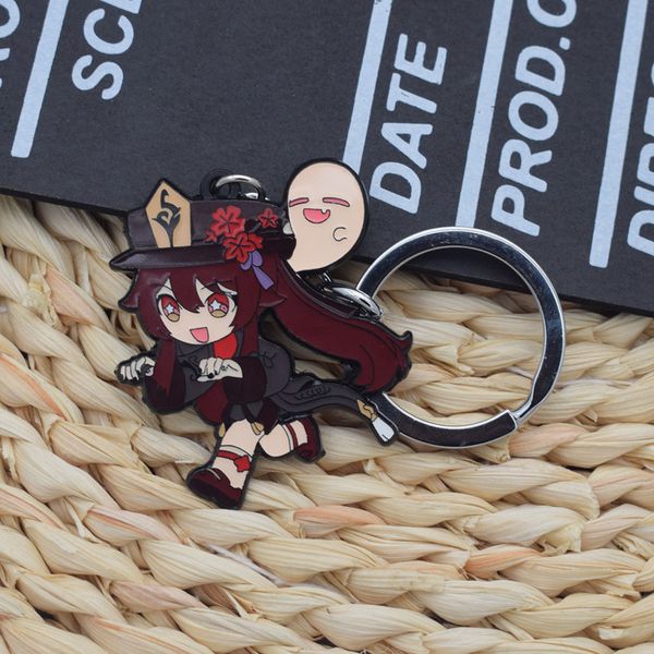 Брелок Геншин Импакт - Ху Тао (Genshin Impact - Hu Tao) 5х3 см металл изображение 2