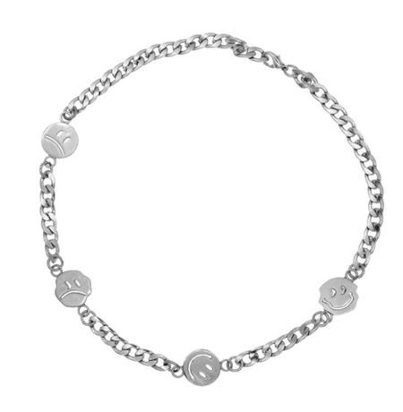 Цепь Смайлики, серебро