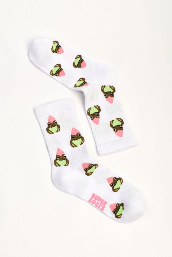 Носки SUPER SOCKS Жаба под ягодкой (размер 35-40) изображение 3