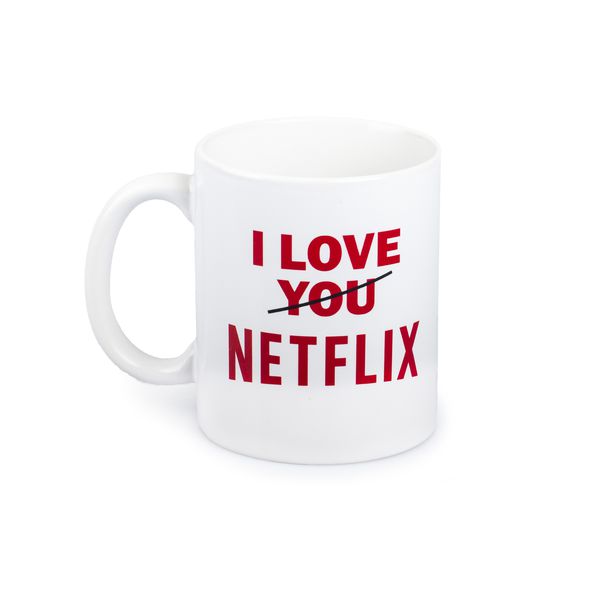 Кружка Я люблю Netflix (I Love Netflix) УЦЕНКА