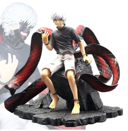 Фигурка Токийский Гуль - Канеки Кен на камне (Tokyo Ghoul Kaneki Ken) 23 см