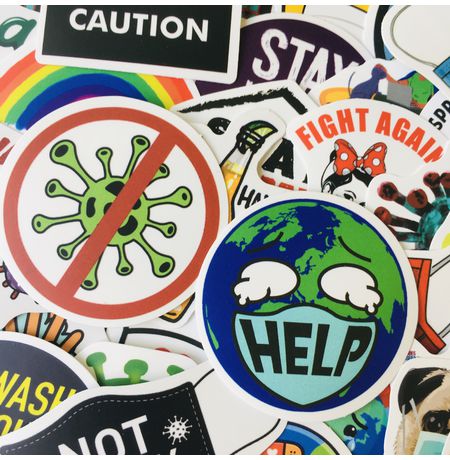 Стикеры Карантин 50 шт изображение 3