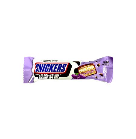 Шоколадный батончик Snickers Темный шоколад и фиолетовый батат