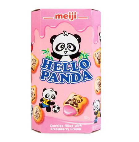 Печенье Meiji hello Panda клубничное 45 г