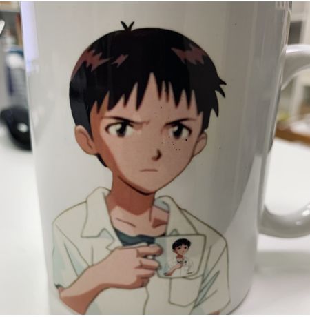 Кружка Синдзи Икари - Евангелион (Neon Genesis Evangelion) УЦЕНКА