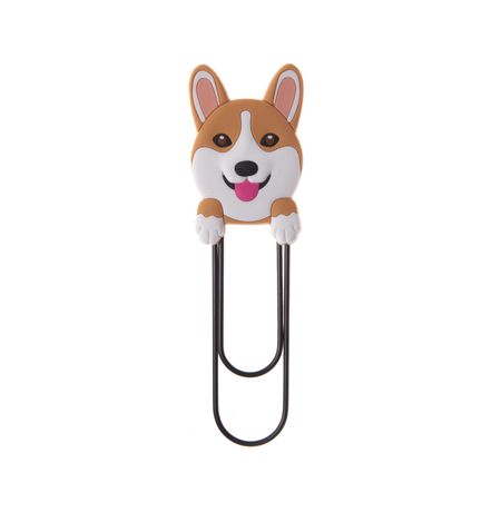 Закладка-скрепка Собака: Корги