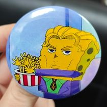 Значок Джо Джо - Мем Кира Спанч Боб 4,5 см