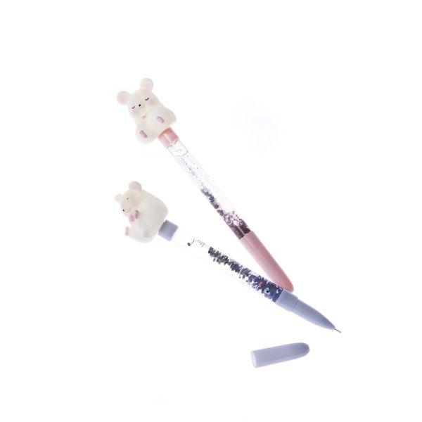 Ручка Мышь с блестками