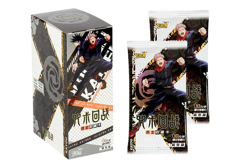 Коллекционные карточки Магическая битва Серия 1-Тир 4 - 5 штук в бустере (Jujutsu Kaisen)