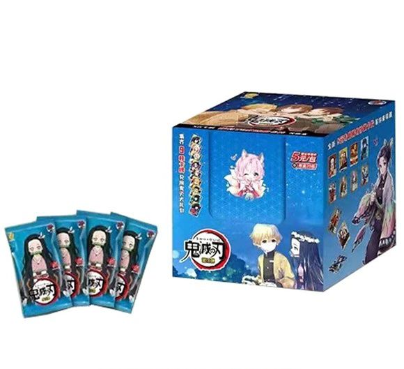 Коллекционные карточки Demon Slayer Тир 3 Синий Бокс (Клинок рассекающий демонов) Dino