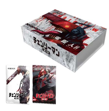Коллекционные карточки Chainsaw Man Категория Premium 3 штуки в бустере (Человек-Бензопила)