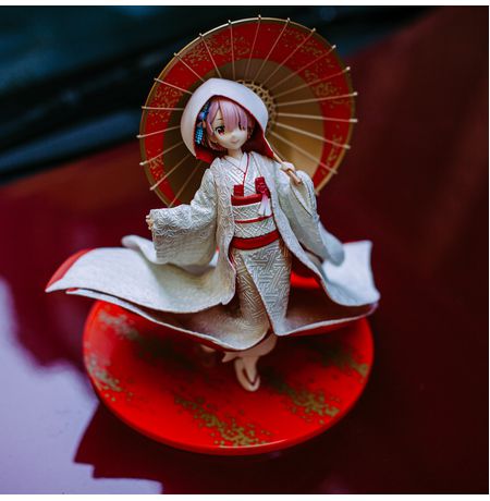 Фигурка Рам с зонтиком - Жизнь с нуля (Re:Zero - Ram) большая 26 см изображение 4