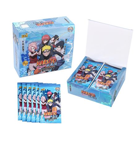 Коллекционные карточки Наруто Тир 2 Серия 3 (Naruto) 5 шт в бустере