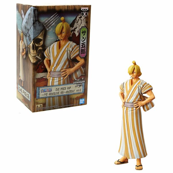 Фигурка One Piece - Санджи Винсмок (Vinsmoke Sanji Wanokuni Banpresto) 17 см лицензия изображение 3