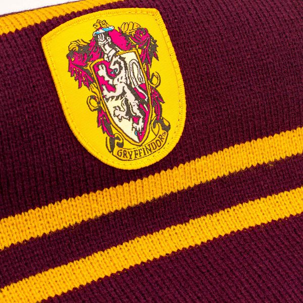 Шарф Гарри Поттер Гриффиндор (Harry Potter: Gryffindor) с узкими полосками изображение 2