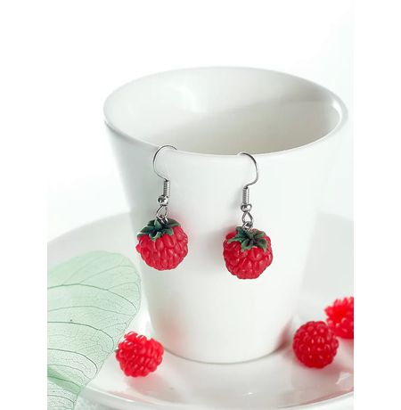 Серьги Малина с чашелистиком изображение 2