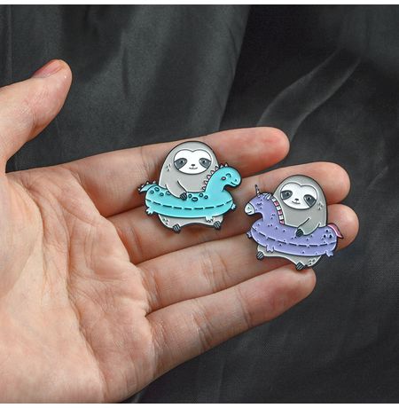 Значок Ленивец с кругом динозаврик изображение 3