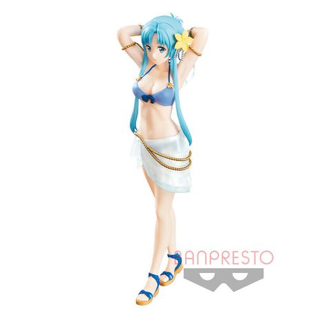 Фигурка Sword Art Online - Асуна (Asuna Espresto Figure Jewelry Materials Swimsuit) 23 см