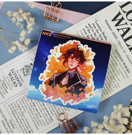 Стикер Геншин - Чжун Ли (Genshin Impact ) NKS