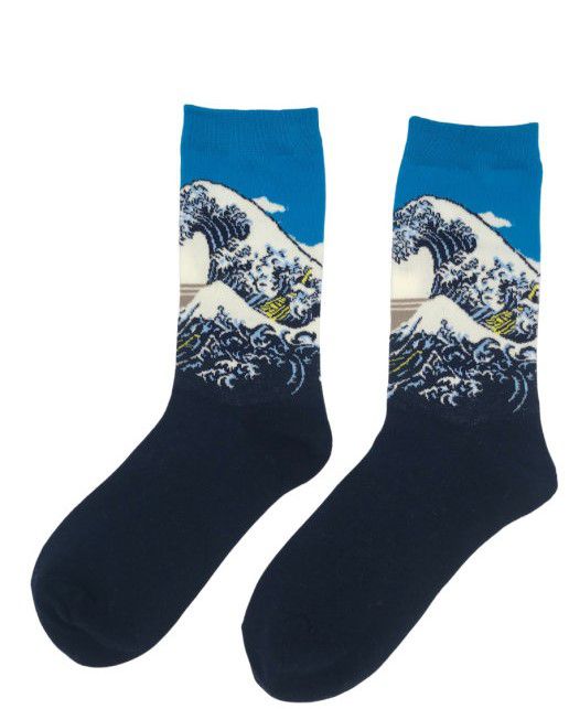 Носки Большая волна в Канагаве