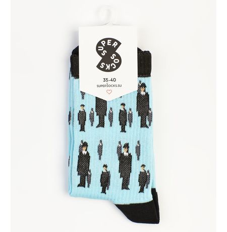 Носки SUPER SOCKS Голконда - Рене Магритт (размер 35-40) изображение 2