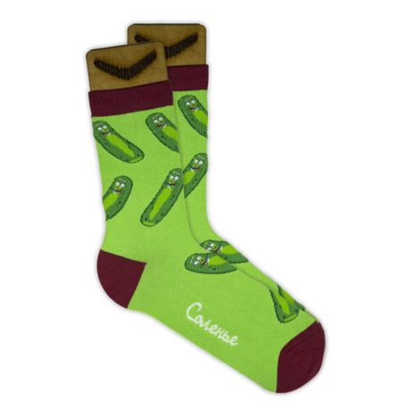 Носки Рик и Морти - Огурчик Рик (Rick and Morty) размер 40-45