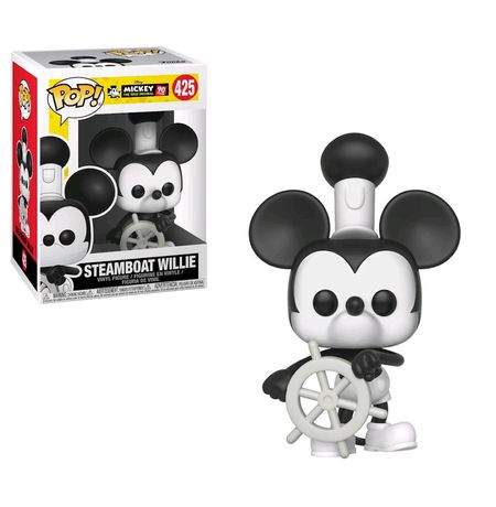 Виниловая фигурка POP! Микки Маус - Пароходик Вилли (Mickey Mouse - Steamboat Willie)