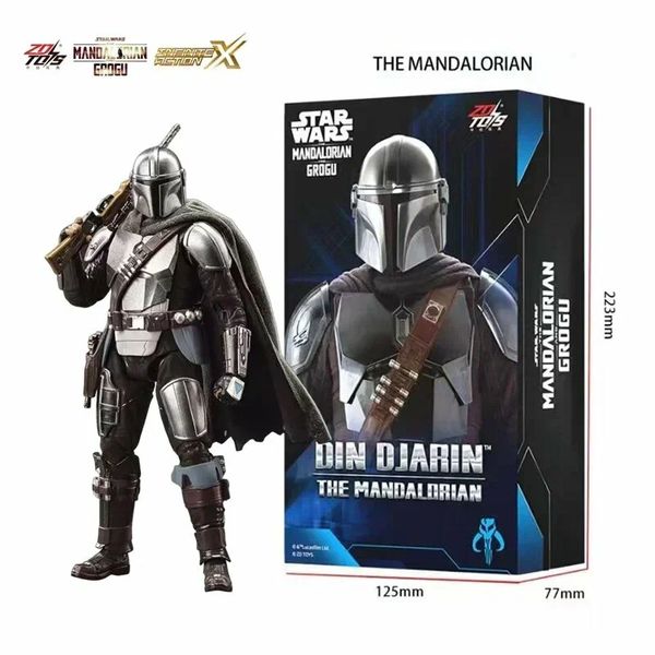 Статуэтка подвижная Звездные Войны - Мандалорец (Star Wars The Mandalorian ZD Toys) 19 см лицензия