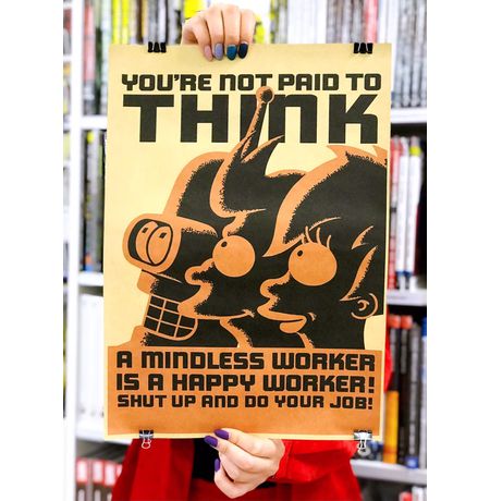 Постер Футурама - Mindless Worker, (Futurama)