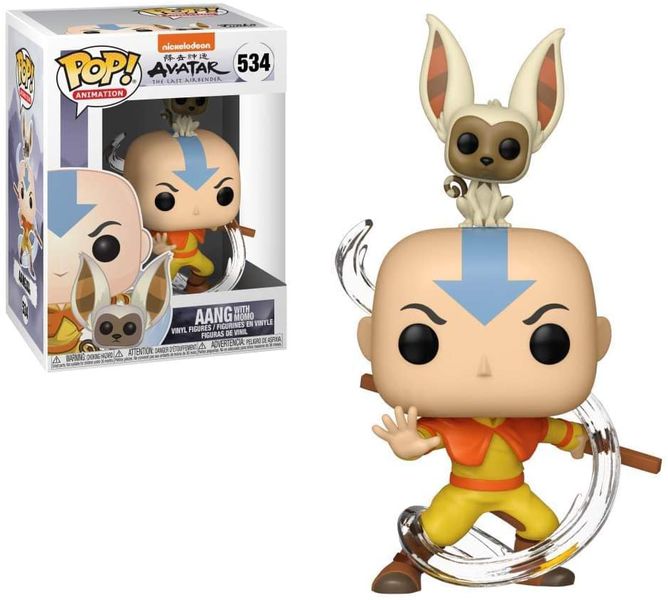 Фигурка Funko POP! Аватар - Аанг с Момо (Avatar The Last Airbender - Aang with Momo) УЦЕНКА