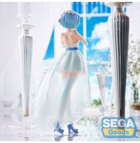 Фигурка Рем в свадебном платье - Жизнь с нуля (Re:Zero - Rem Wedding Dress Ver.) 22 см изображение 3