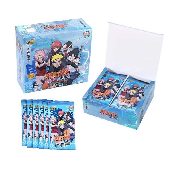 Коллекционные карточки Наруто Тир 2 Серия 3 (Naruto) 5 шт в бустере