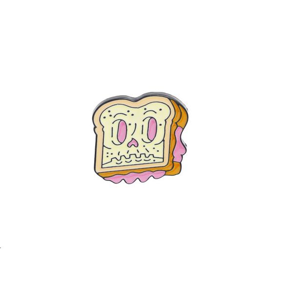 Значок Череп Бутерброд