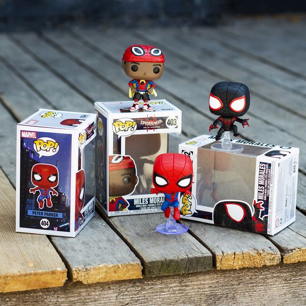 Фигурка Funko POP! Человек-Паук - Майлз Моралес без маски (Spider-Man: Into the Spider-Verse) изображение 2
