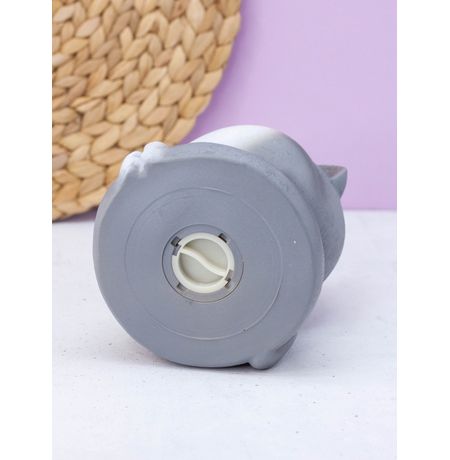 Копилка Серый кот сложил лапки, пластик изображение 2