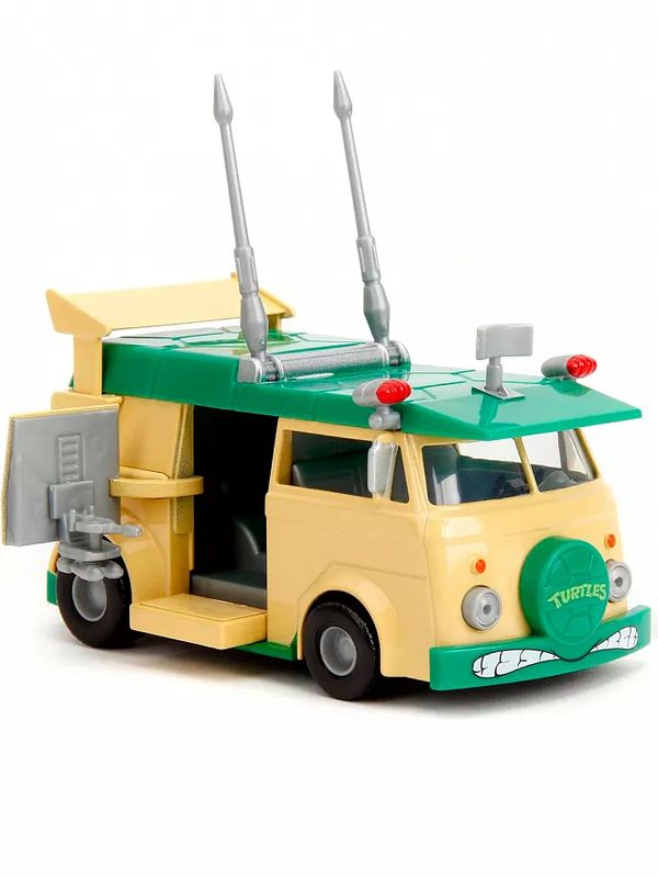 Модель машинки Черепашки-ниндзя - Фургон (TMNT Party Wagon) 1:32 масштаб изображение 4