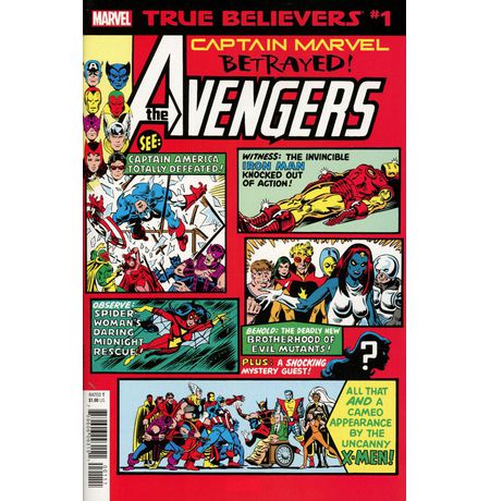 True Believers: Captain Marvel Betrayed! #1
