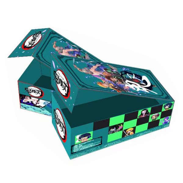 Коллекционные карточки Demon Slayer Tier 4 в бустере (Клинок рассекающий демонов) в Premium боксе