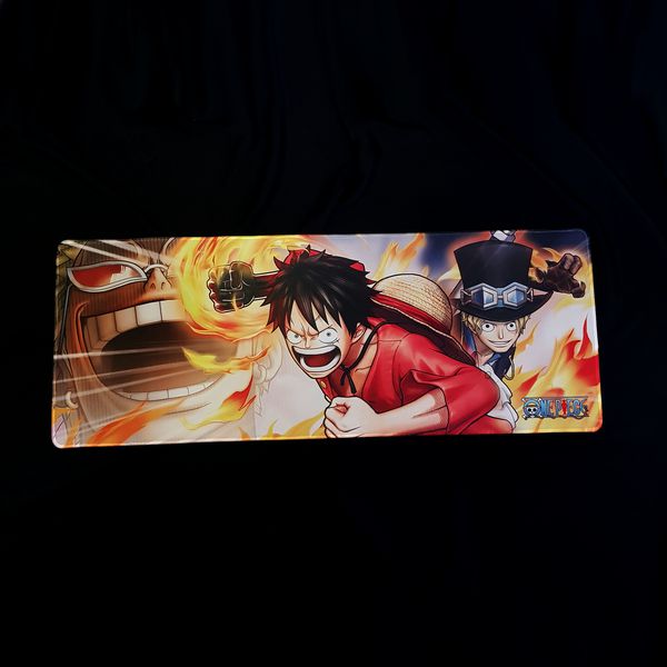 Коврик компьютерный Ван Пис - Луффи, Сабо и Дофламинго (One Piece)
